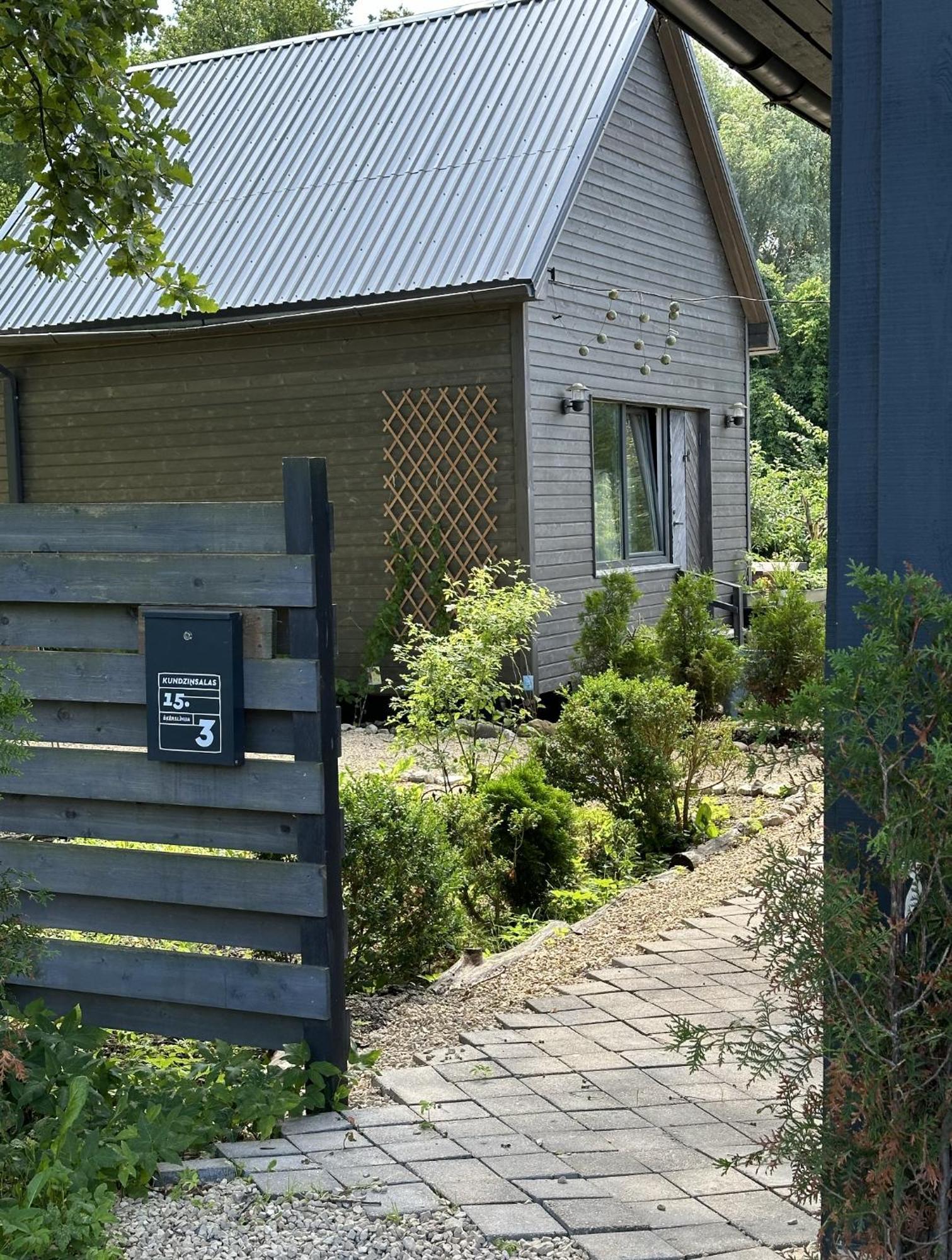 فيلا Amazing Little House On An Island With Garden ريغا المظهر الخارجي الصورة